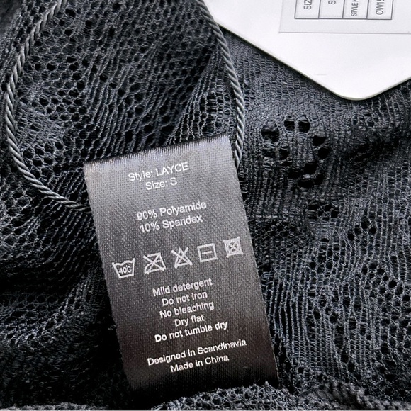 Revolve OW Collection Black Layce Bodysuit - Picture 9 of 9